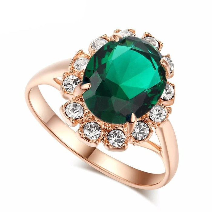 Austrian Emerald Ring