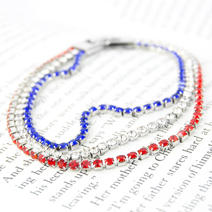 USA Red White and Blue Bracelet