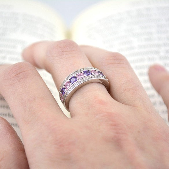 Purple Gemstone Luxury Ring
