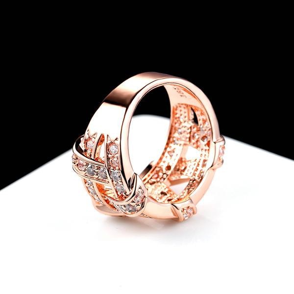 Rose Gold Braided Ring