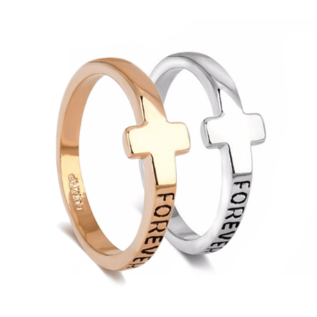 Forever Cross Faith Ring