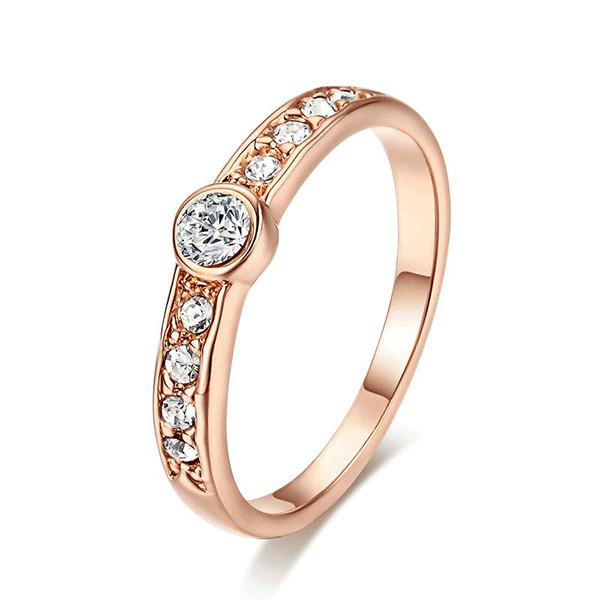 Rose Gold Austrian Ring
